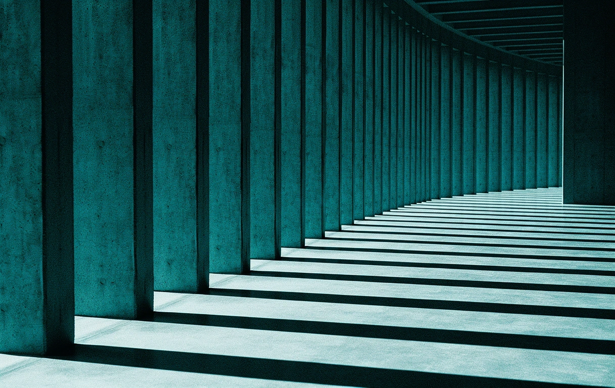 Architectural space representing structure and clarity